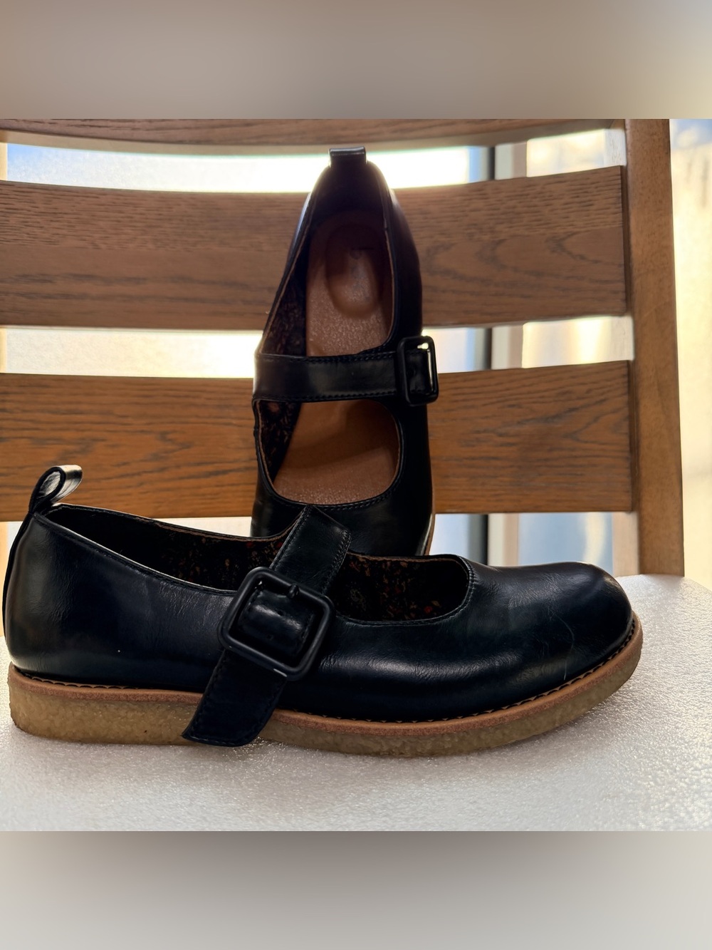 B O C BY BØRN Lara black Mary Jane Flat sz 8